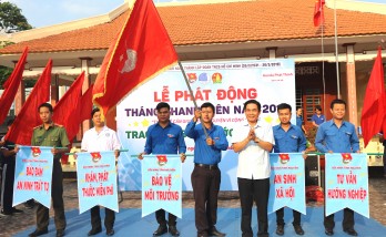 Long An: Nhiều tổ chức Đoàn cấp huyện khởi động Tháng Thanh niên 2019