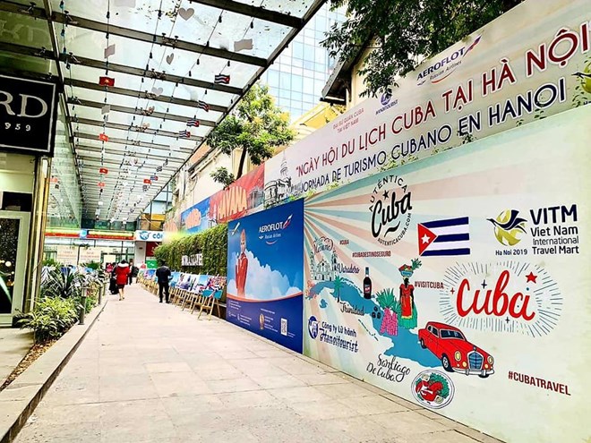 A space showing Cuban tourism and culture (Source: VNA)