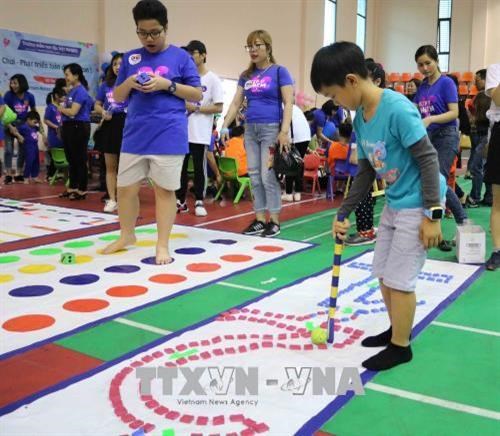 Artworks by children with autism have gone on display at an exhibition to mark the World Autism Awareness Day (April 2). 