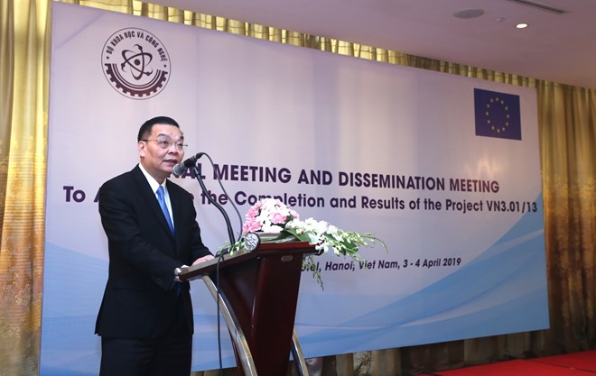 Minister of Science and Technology Chu Ngoc Anh (Photo: VNA)