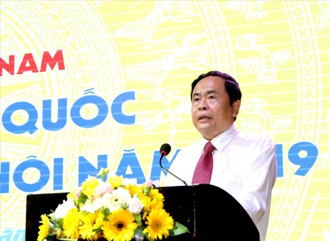 President of the Vietnam Fatherland Front (VFF) Central Committee Tran Thanh Man (Photo: VNA)