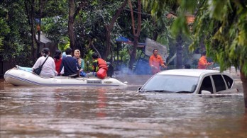 At least 10 dead in Indonesia flooding