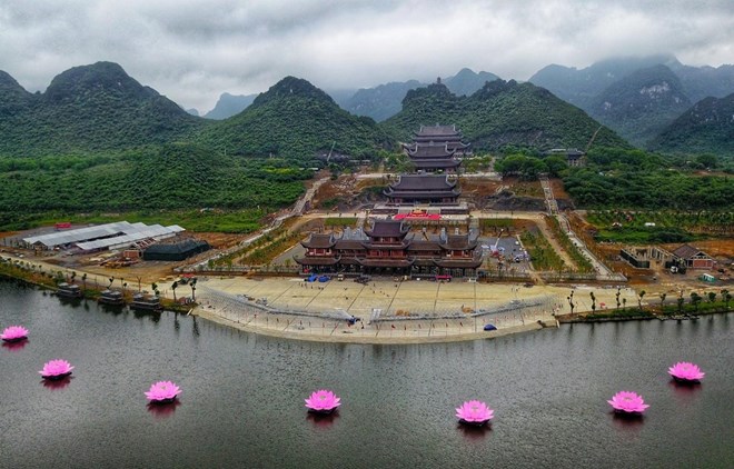 A view of Tam Chuc Pagoda in Ha Nam, the venue of the United Nations Day of Vesak 2019 (Photo: VNA)