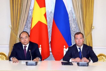 Vietnam, Russia to further diversify cooperative ties: PMs