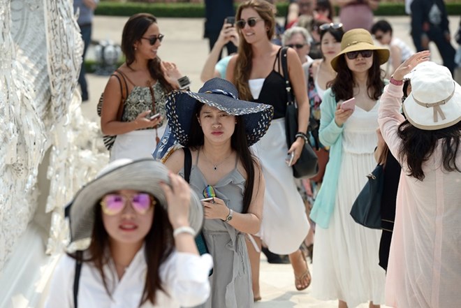 The total number of visitors to Thailand is forecast to reach 40 million this year (Photo: thainews.prd.go.th)