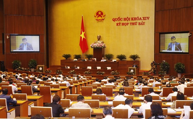 At the seventh working session of the 14th National Assembly (Photo: VNA)