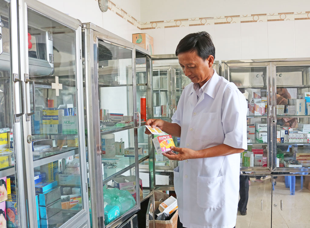 Drug and medical services have a constant price index. Photo: Huynh Huong