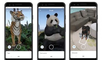 Google Search hỗ trợ tìm kiếm động vật hiển thị dạng AR