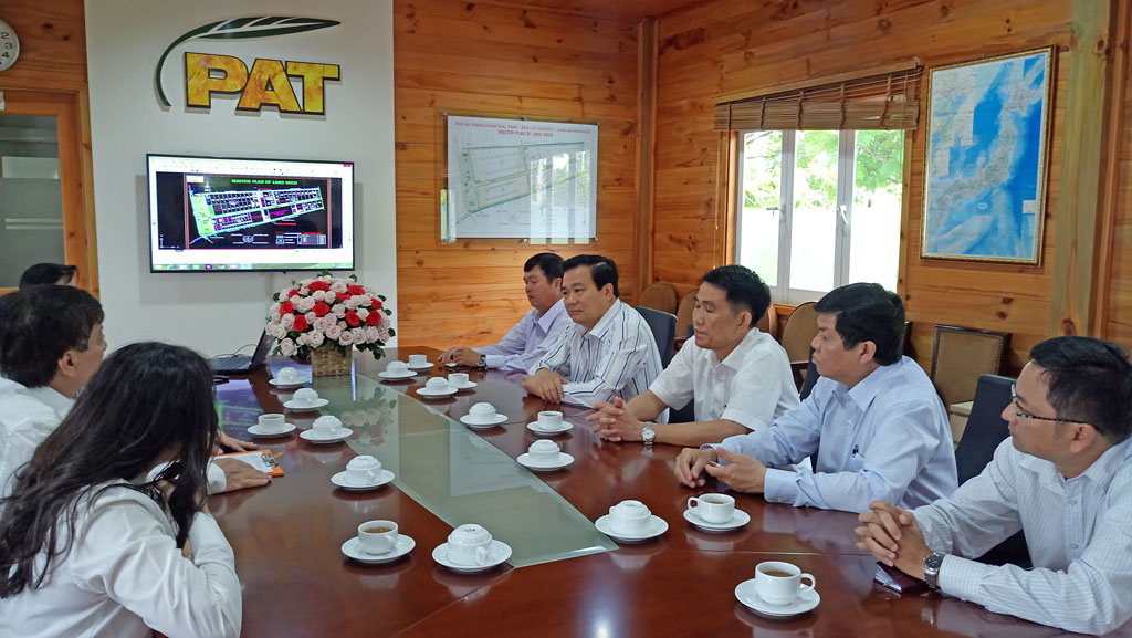 Secretary of Long An Provincial Party Committee - Pham Van Ranh visited and worked with IPs in Ben Luc