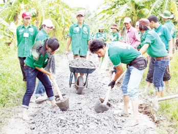 Tuổi trẻ Long An tình nguyện vì cộng đồng