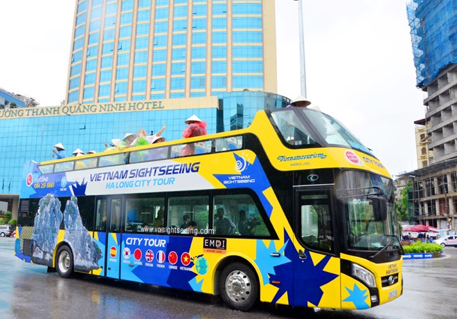 Quang Ninh launches double-decker buses for tourism  (Source: http://www.baoquangninh.com.vn/) 