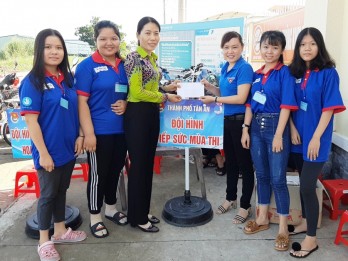 Thành đoàn Tân An tiếp sức kỳ thi THPT Quốc gia 2019