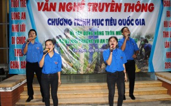 Văn nghệ truyền thông về thanh niên tham gia xây dựng nông thôn mới 2019