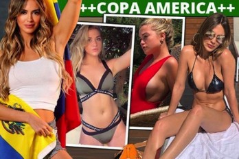 Những bóng hồng tuyệt sắc “tiếp lửa” cho Copa America 2019