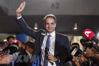 Hy Lạp: Thủ tướng đắc cử Kyriakos Mitsotakis cam kết thay đổi