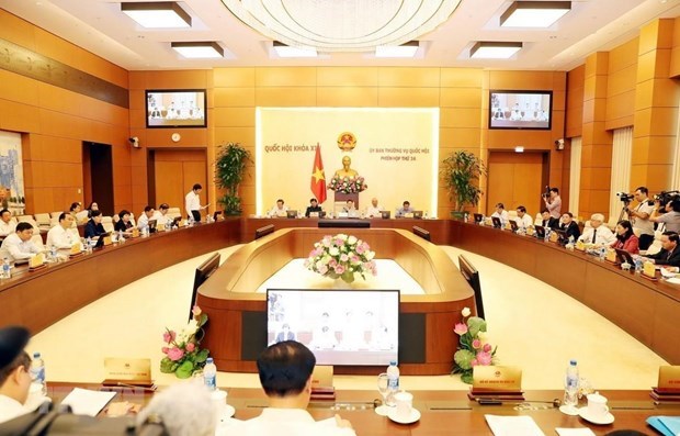 The National Assembly Standing Committee opens its 35th session on July 15. (Photo: VNA)