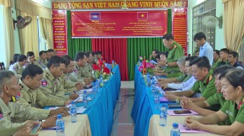 Vĩnh Hưng: Bảo đảm an ninh, trật tự trên tuyến biên giới