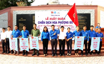 Xuất quân Chiến dịch tình nguyện Hoa phượng đỏ năm 2019