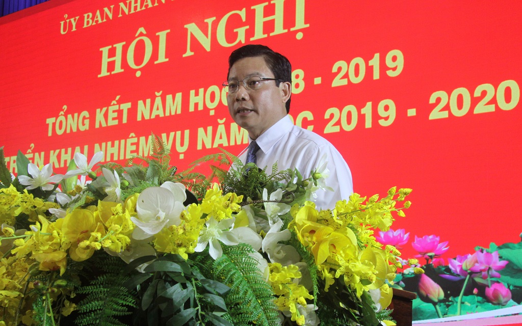 Vice Chairman of Long An provincial People's Committee - Pham Tan Hoa concluded the conference