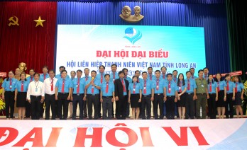 Bế mạc Đại hội đại biểu Hội Liên hiệp Thanh niên Việt Nam tỉnh Long An lần thứ VI