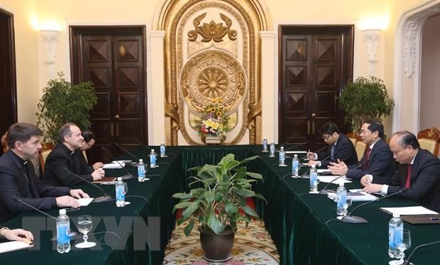 At the seventh meeting of the Vietnam-Vatican Joint Working Group in Hanoi in 2018 (Photo: VNA)