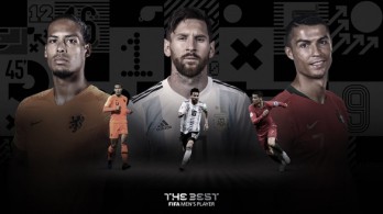 Messi, Ronaldo và Van Dijk lọt top 3 đề cử FIFA The Best