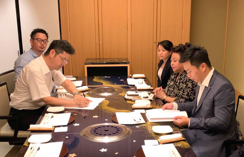 San Ha Company signed a cooperation agreement with Ebishu Company