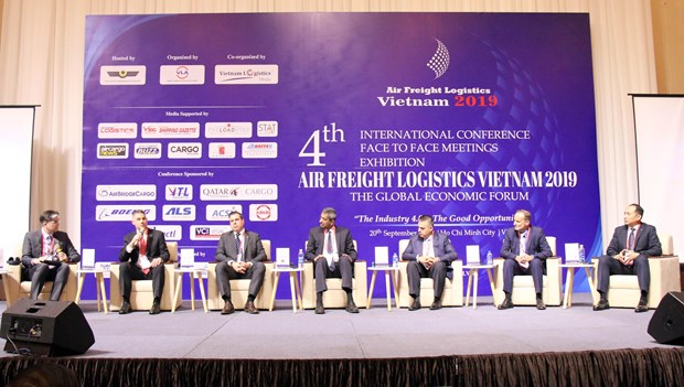 The conference on air freight logistics held in HCM City on September 20 (Photo: VNA)