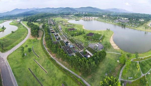 An aerial view of Flamingo Dai Lai resort in Vinh Phuc province (Photo: vinhphuc.gov.vn)