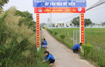 Thanh niên hành động vì môi trường sáng, xanh, sạch, an ninh