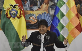 Tổng thống Bolivia Evo Morales chính thức tái đắc cử