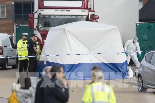 The crime scene where the container was found (Photo: Xinhua/VNA)