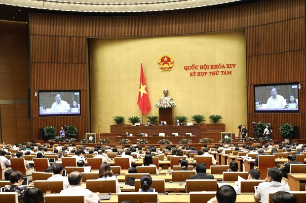 The 8th session of the 14th-tenure National Assembly is underway in Hanoi (Photo: VNA)