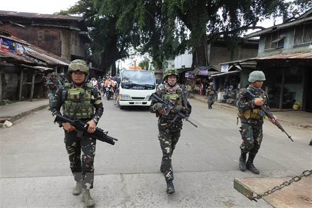 Soldiers from the Philippines (Photo: AFP/VNA)