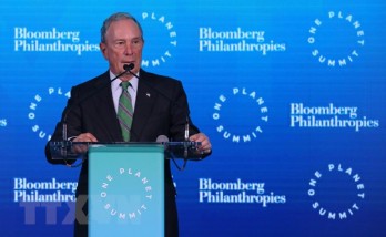 Bầu cử Mỹ 2020: Tỷ phú Bloomberg nhận được sự ủng hộ lớn