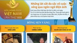 [Infographics] Các giải thưởng của Liên hoan phim Việt Nam lần thứ XXI