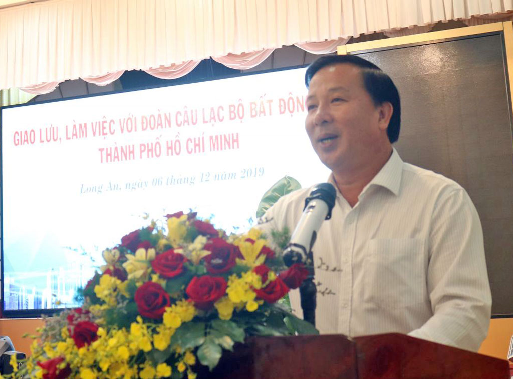 Vice Chairman of the Provincial People's Committee - Mr. Nguyen Van Ut emphasized that Long An created favorable conditions for businesses to invest in the province.