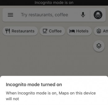 Google Maps hỗ trợ chế độ ẩn danh cho iOS