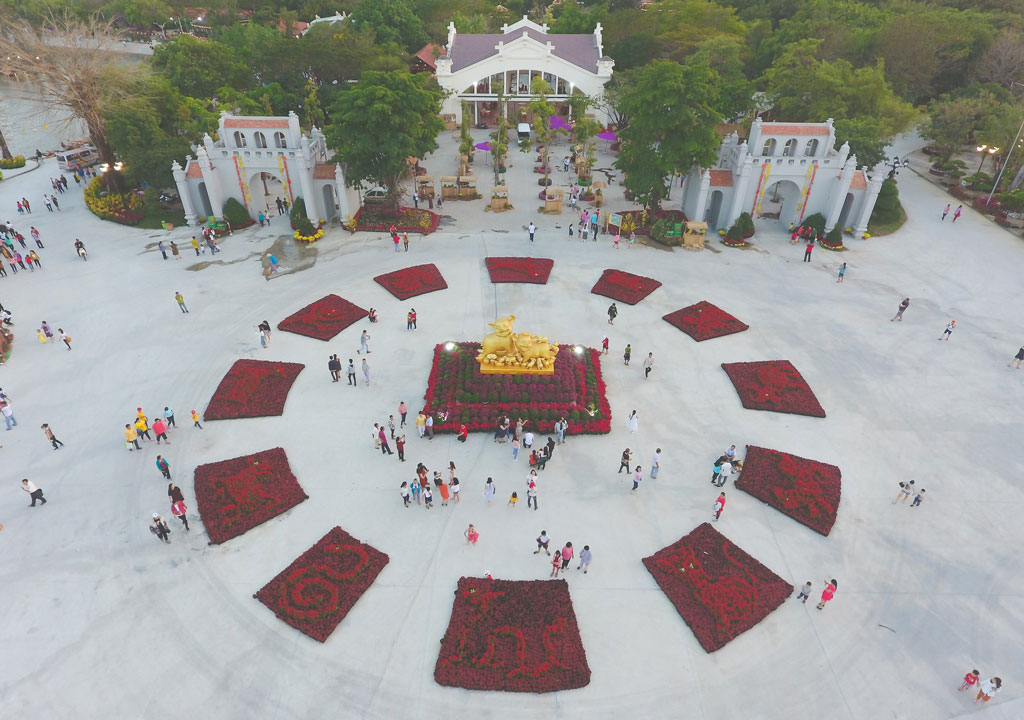 Long An needs to build typical tourism products to develop tourism (Photo: Happyland Tourism Area)