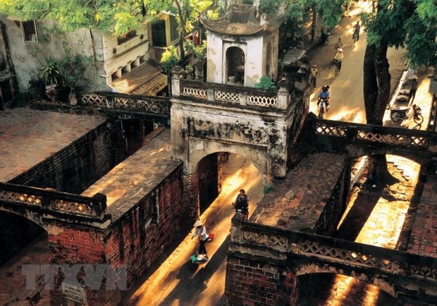 Quan Chuong Gate, a national relic site in Hanoi (Photo: VNA)