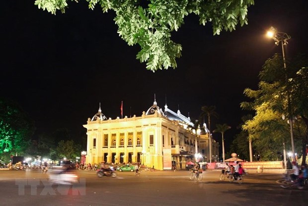 Hanoi Opera House - a famous tourist destination in the capital city (Photo: VNA)