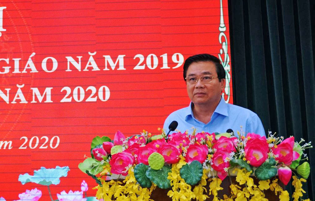 Secretary of the Provincial Party Committee, Chairman of Long An Provincial People's Council - Pham Van Ranh said that 2020 is the last year of the Xth Congress of the Provincial Party Committee, therefore, the mission of the propaganda and training sector in the coming time is very important