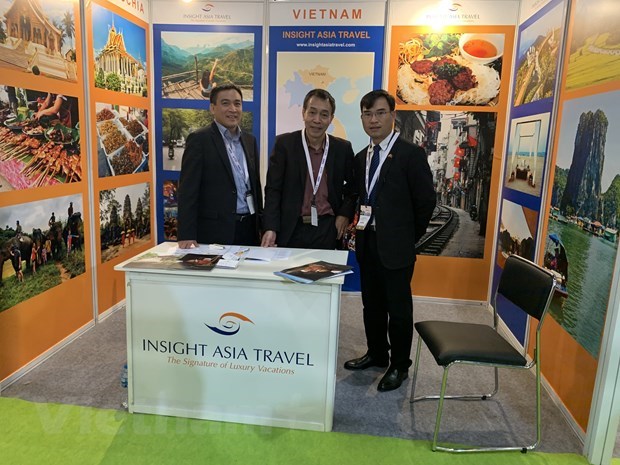 A booth of Vietnam at the fair (Photo: VNA)