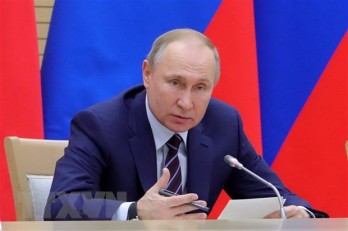 Tổng thống Putin thảo luận với Hội đồng châu Âu về các vấn đề nóng