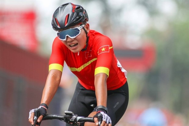 Former Asian champion Nguyen Thi That will take part in the 40th Asian Road Cycling Championships in Cyberjaya, Malaysia from March 17-21 (Photo: plo.vn)