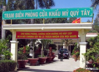 Đồn Biên phòng cửa khẩu Mỹ Quý Tây tích cực phòng, chống dịch Covid-19