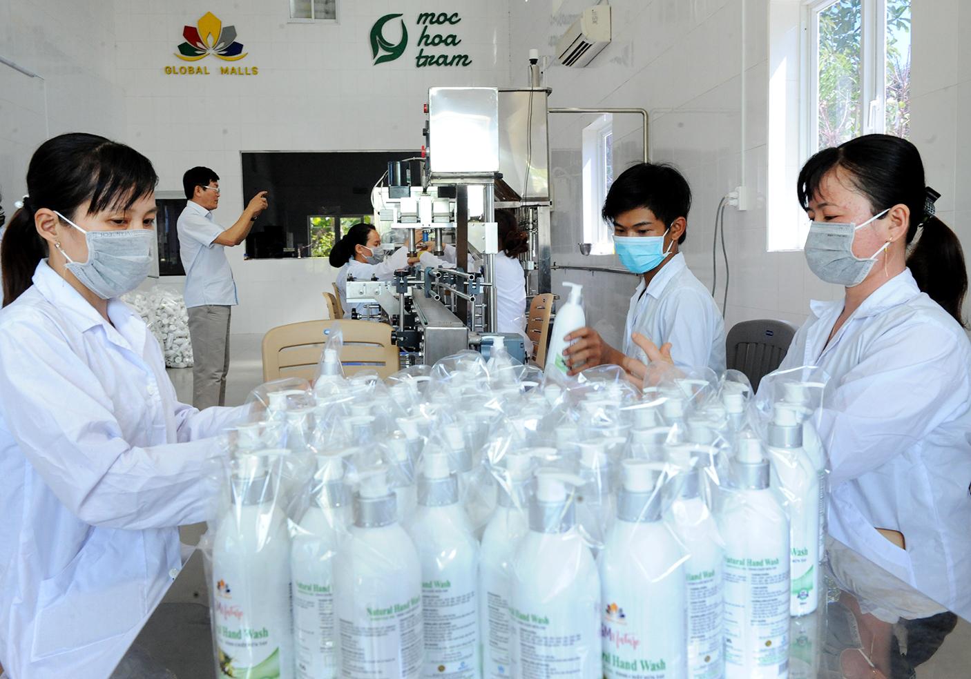 The company is focusing on producing 100-percent natural hand-washing sanitizer made from cajeput oil