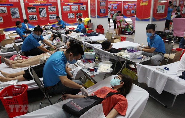 Ho Chi Minh City's youths donate their blood (Source: VNA)