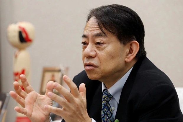 ADB President Masatsugu Asakawa at the press conference (Photo: Reuters)  