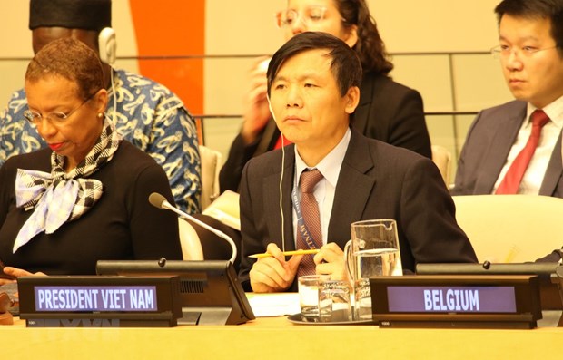 Ambassador Dang Dinh Quy, head of Vietnam’s Permanent Mission to the United Nations (Photo: VNA)